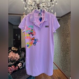 Lavender Short Sleeve T-Shirt Girls Dress